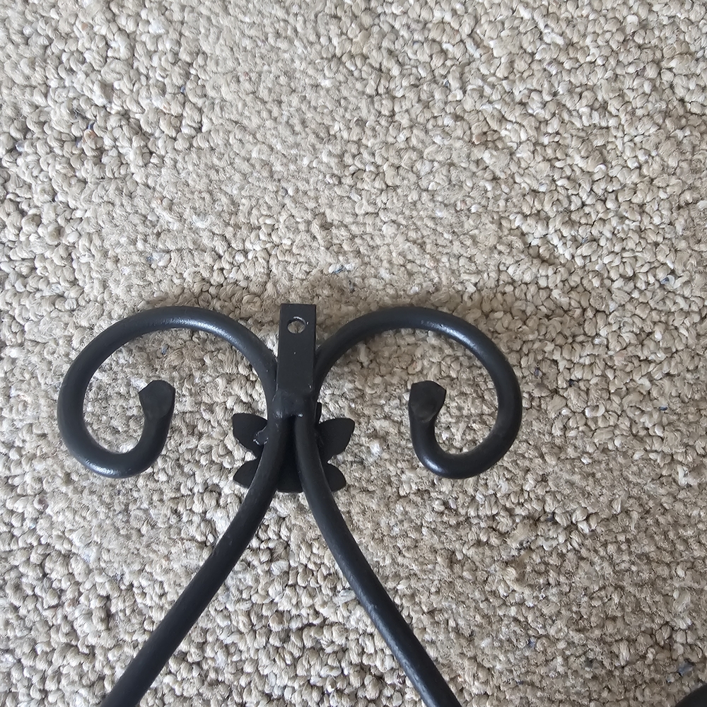 Black Wrought Iron Fish Wall Decor - Picture 2 of 3